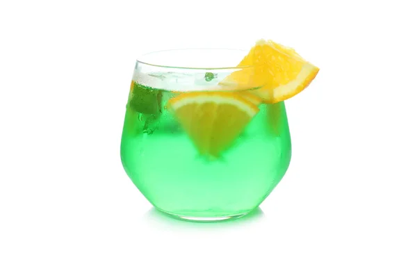 Glas Party Cocktail Isoliert Auf Weißem Hintergrund — Stockfoto
