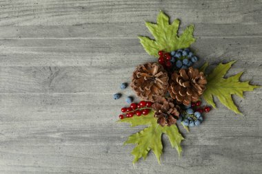 Mutlu Şükran Günü kompozisyonu Gri desenli arka plan