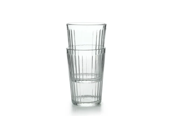 Glas Einem Glas Isoliert Auf Weißem Hintergrund — Stockfoto