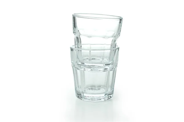 Glas Einem Glas Isoliert Auf Weißem Hintergrund — Stockfoto