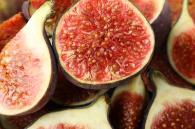 Olgunlaşmış incir arka planda, kapat