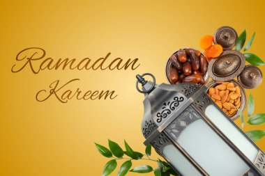 Ramazan kutlamaları için şenlikli fener ve geleneksel ikramlar