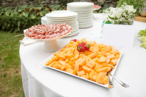 Assortment Appetizers and finger food — Stock Photo, Image