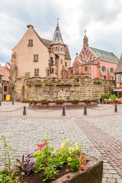 Eguisheim, Elzász, Franciaország — Stock Fotó