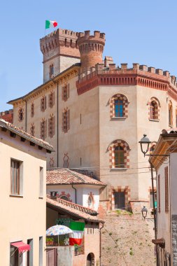 The castle of Barolo, Piedmont, Italy clipart