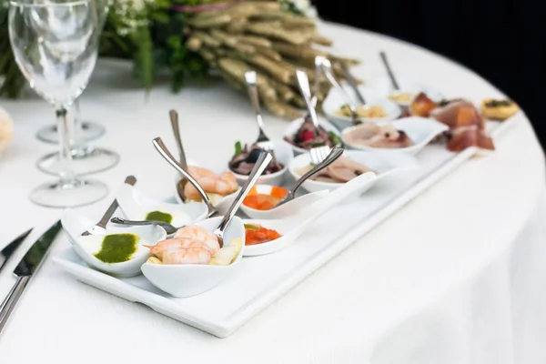 Assortiment amuse-gueule et finger food — Photo