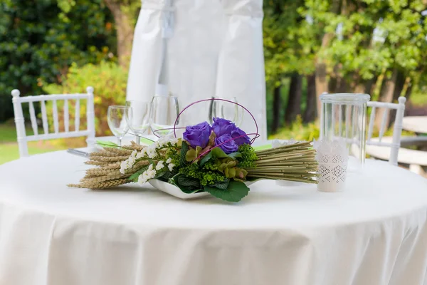 Wedding reception outdoor — Stock Photo, Image