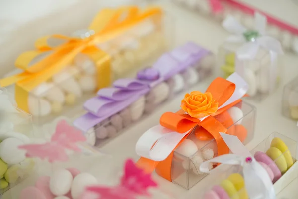 Buffet de bonbons de mariage — Photo