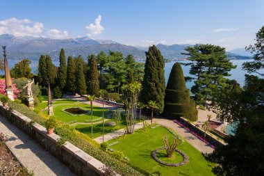 Ada Bella Maggiore Gölü stresa İtalya 23 Nisan 2015