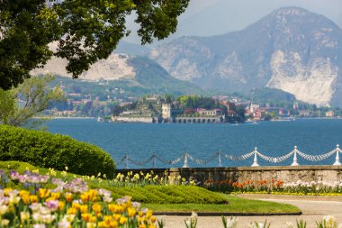 Villa Pallavicino, Stresa Piedmont, İtalya 17 Nisan 2015