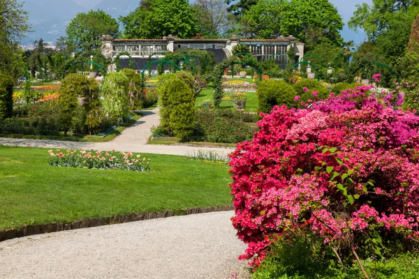 Villa Pallavicino, Stresa Piemonte, Italia 17 aprile 2015 — Foto Stock