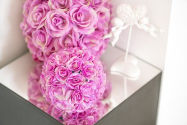 Düğün resepsiyonu centerpieces