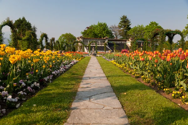 Villa Pallavicino, Stresa Piemonte, Italia 17 aprile 2015 — Foto Stock