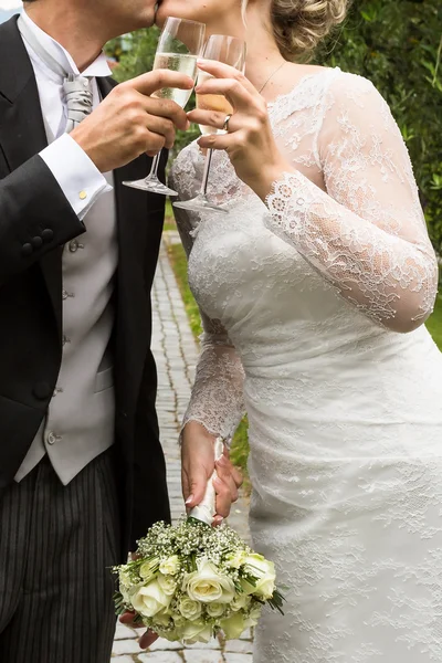 Brindare al matrimonio — Foto Stock