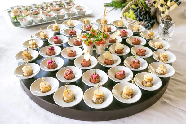 Assortment Appetizers and finger food — Stock Photo, Image