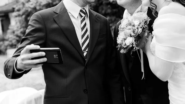 HochzeitsSelfie — Stockfoto