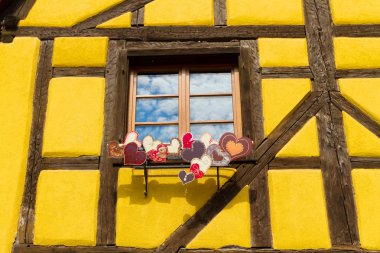 Traditional timbered house in petite france, Strasbourg, Alsace, clipart