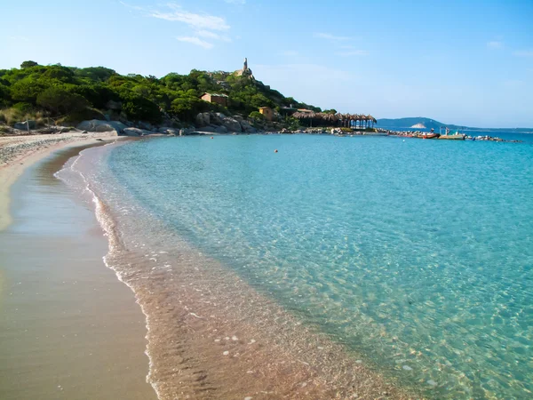 Vue d'une plage de Punta Molentis, Sardaigne, Italie . — Photo