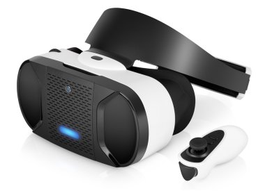VR sanal gerçeklik kulaklık oyun kumandası ile 