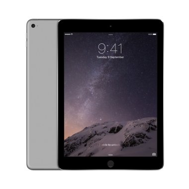 Elma alan gri ipad AIR 2 ile IOS 8 d üzerinde kilit ekranı ile