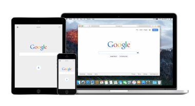 Google app ipad Apple iphone ve Macbook Pro görüntüler