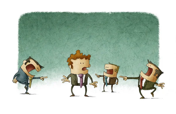 Business mobbing, business people