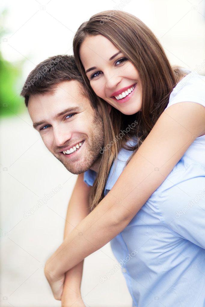 Happy young couple