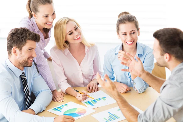 Colegas de trabalho em conferência — Fotografia de Stock