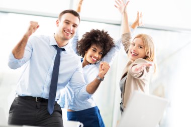 iş adamları tezahürat