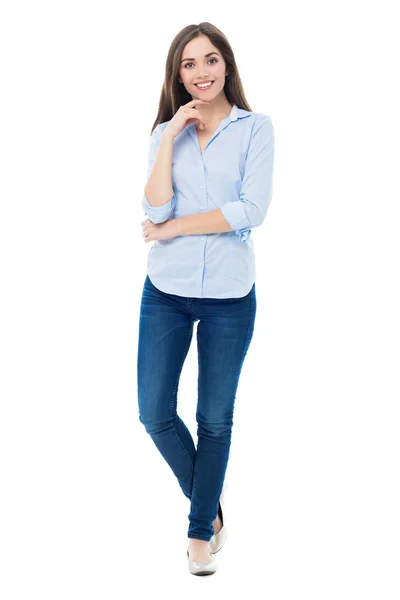 Attractive woman gesturing — Stock Photo, Image