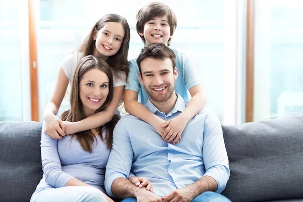 Happy family together Stock Picture