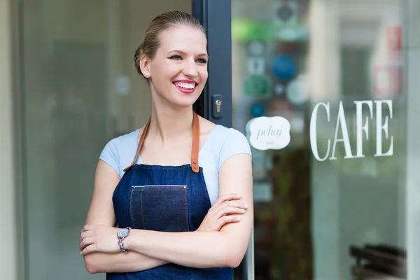 Vrouw koffie Ahmar — Stockfoto