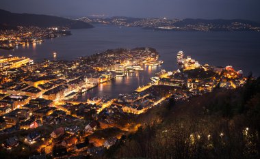 gece bergen, Norveç