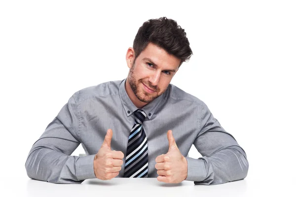 Man with Thumbs Up Royalty Free Stock Photos