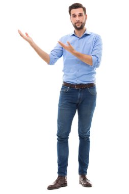 Yakışıklı genç adam.