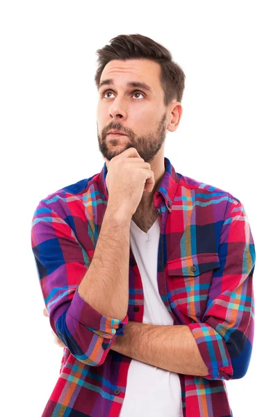 Young man thinking — Stock Photo, Image