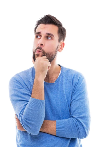 Young man thinking — Stock Photo, Image