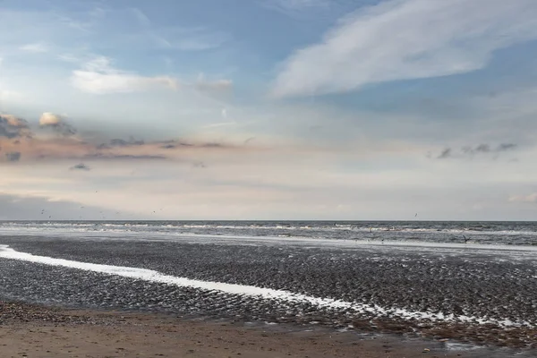 Oostduinkerke, Belgium: Seascape with beautiful light and colors — Photo