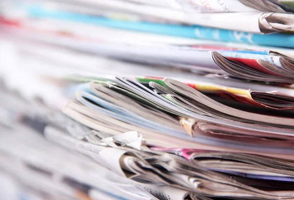 Jornais e revistas — Fotografia de Stock