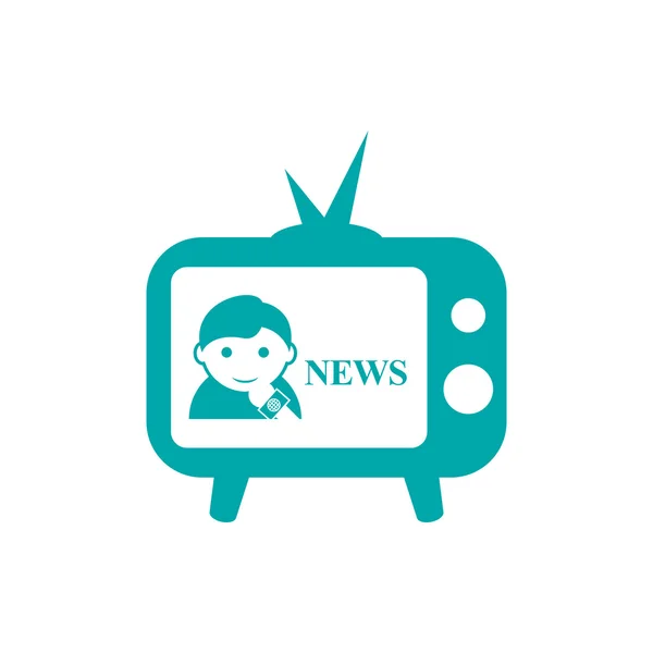 News Icon Concept Flat Style Design Illustration Icon — Stock Photo, Image