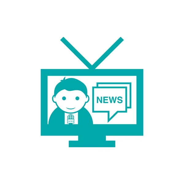 News Icon Concept Flat Style Design Illustration Icon — Stock Photo, Image