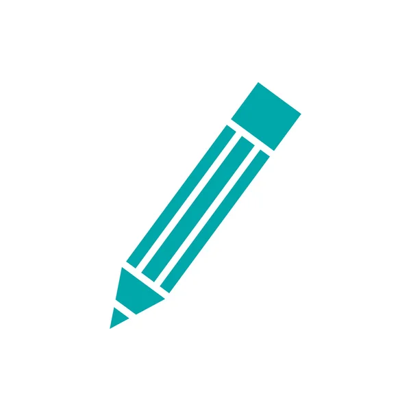 Pencil Icon Concept Flat Style Design Illustration Icon — 스톡 사진