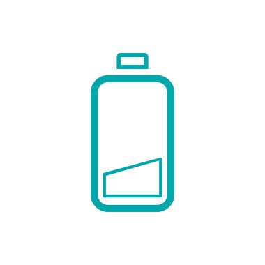 Batarya simgesi. Düz biçim tasarım resimleme simgesini kavra.