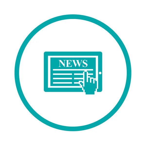 News Icon Concept Flat Style Design Illustration Icon — Stock Photo, Image