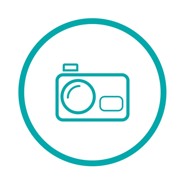 Значок Камеры Иконка Плоским Дизайном — стоковое фото