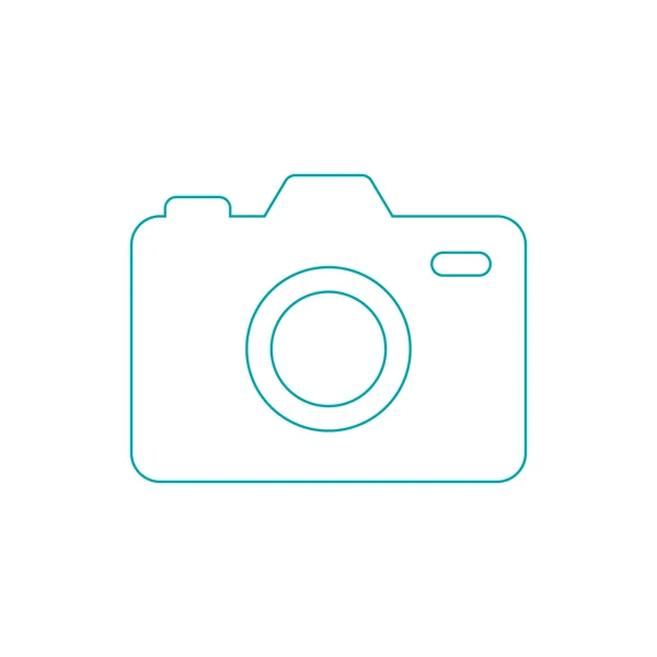 Camera Icoon Concept Platte Stijl Illustratie Pictogram — Stockfoto