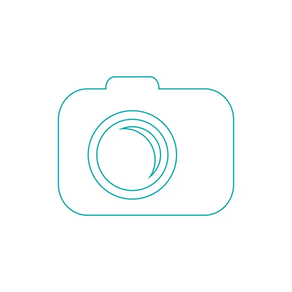 Піктограма Камери Концепція Піктограми Дизайну Плоского Стилю — стокове фото