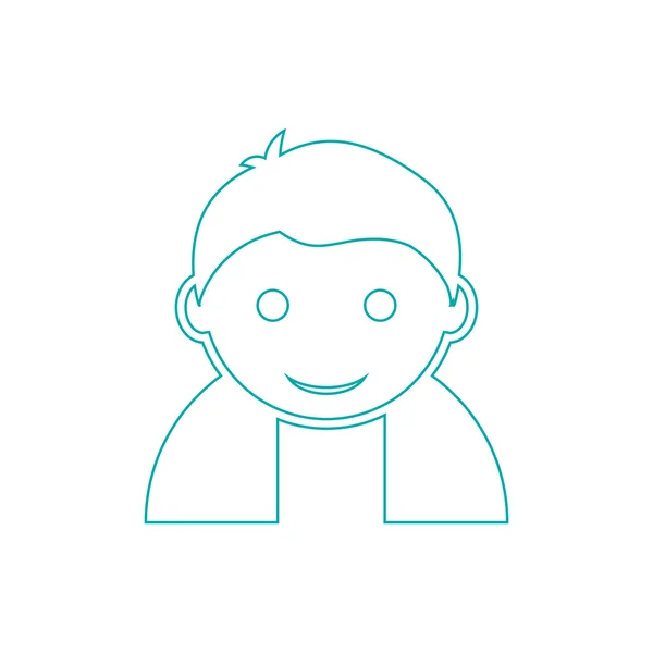Значок Аватара Иконка Концепта Силуэта Профиля Людей Иконка Плоским Дизайном — стоковое фото