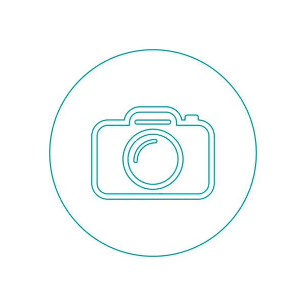 Camera Icoon Concept Platte Stijl Illustratie Pictogram — Stockfoto