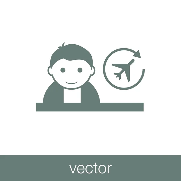 Nachrichtensymbol Konzept Flacher Stil Design Illustration Symbol — Stockvektor
